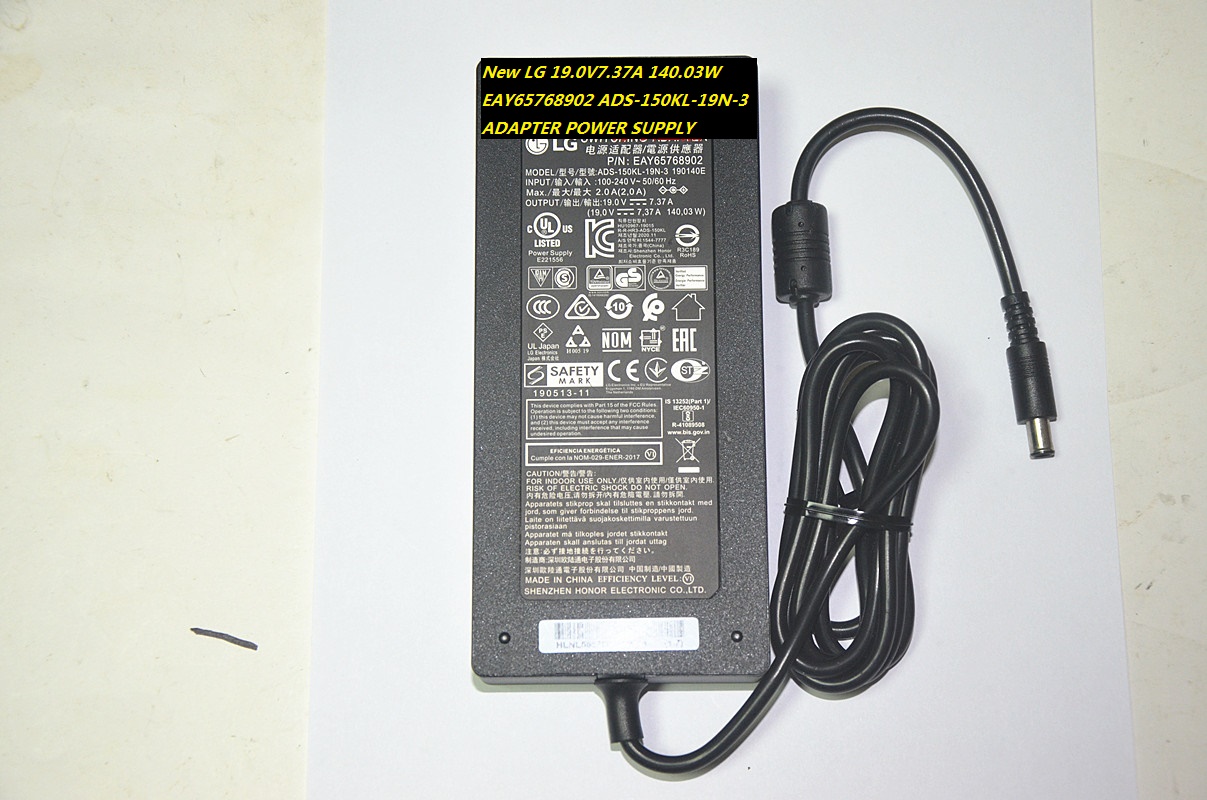 New LG 19.0V7.37A 140.03W EAY65768902 ADS-150KL-19N-3 ADAPTER POWER SUPPLY